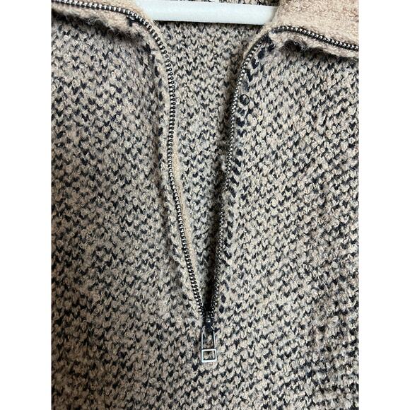 Free People | Pop That Collar Pullover Jumper Camel Color Size L - Picture 8 of 9